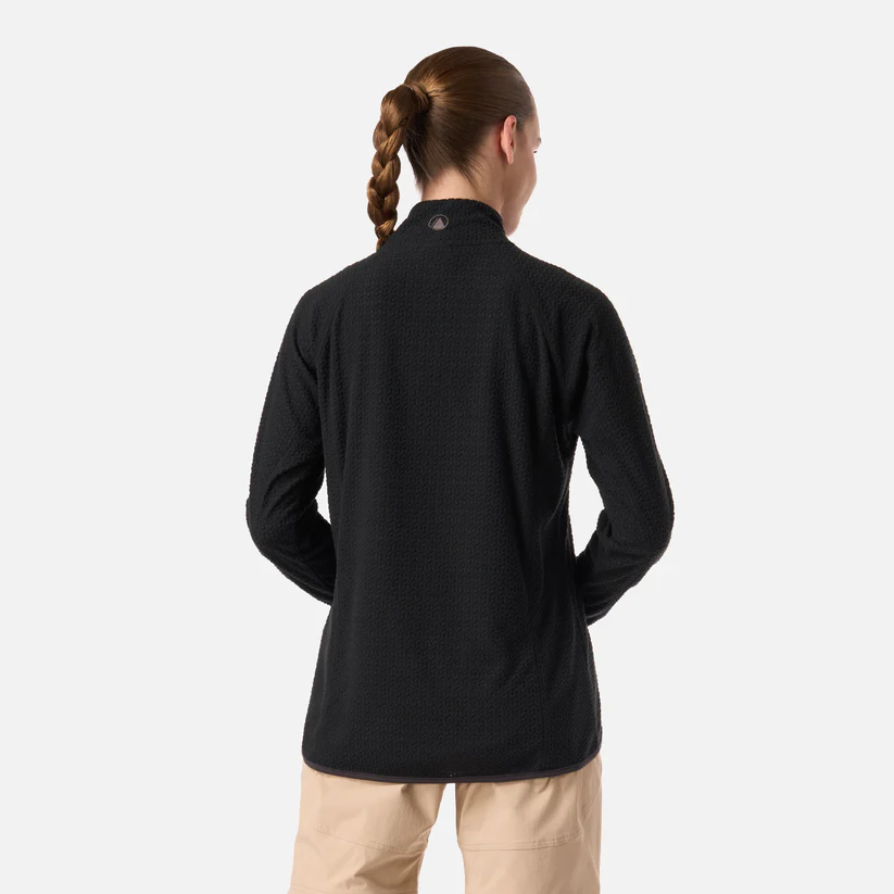 POLERON MUJER JACARANDA NANOF 14 ZIP LIPPI NEGRO - Imagen 4