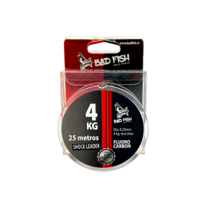 BADFISH FLUOR CARBONO 25M | PE1.75 0.23MM 3.7KG