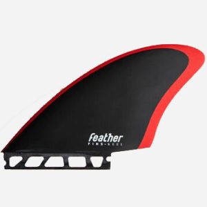 Quillas Feather Twin Fin Negro/Rojo (Future)