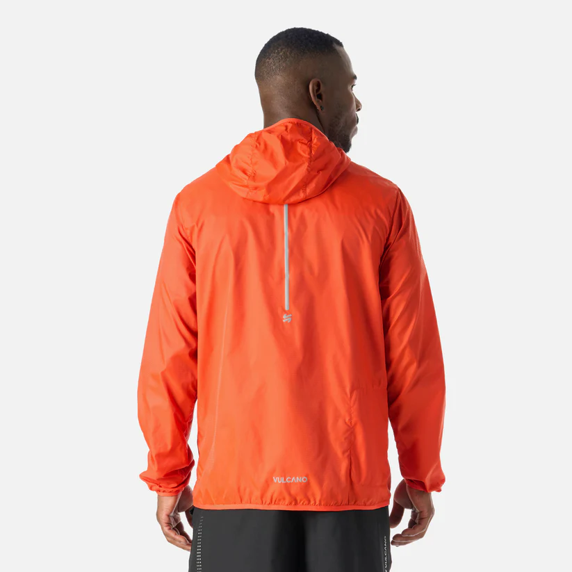 CORTAVIENTO HOMBRE VULCANO BUILT TO MOVE WINDBREAKER JACKET NARANJO - Imagen 5