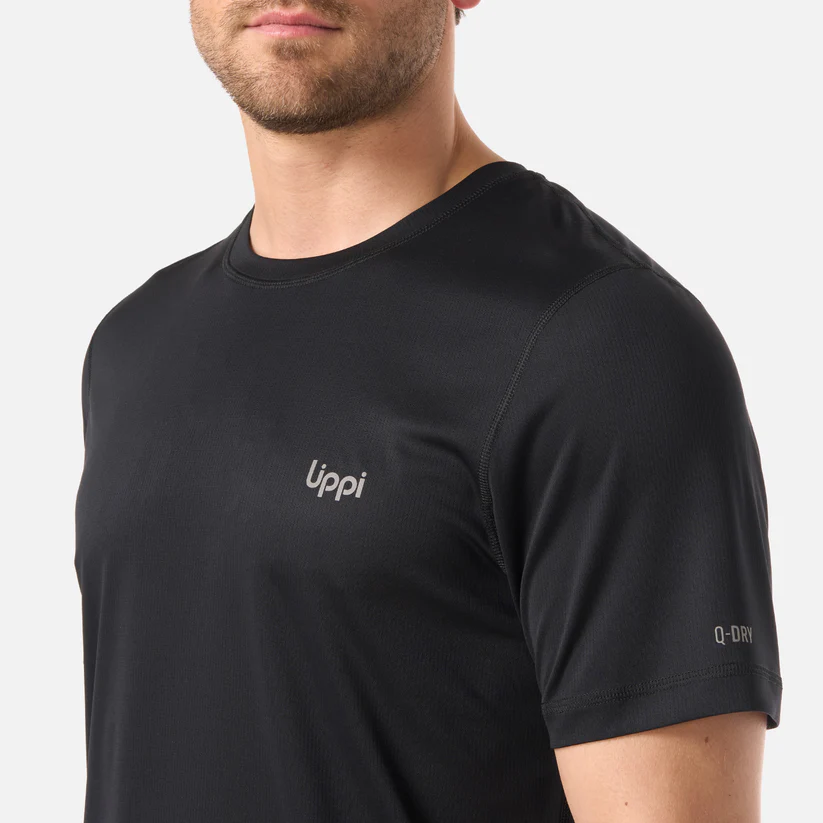POLERA HOMBRE CORE QDRY TSHIRT LIPPI NEGRO - Imagen 5
