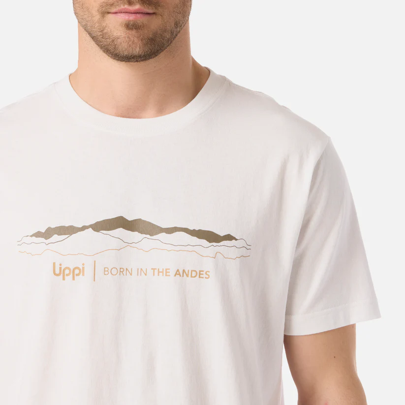 POLERA HOMBRE LOGO LIPPI FRONT PRINT TSHIRT LIPPI BLANCO - Imagen 5