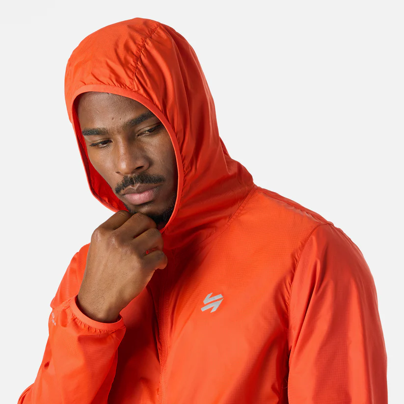 CORTAVIENTO HOMBRE VULCANO BUILT TO MOVE WINDBREAKER JACKET NARANJO - Imagen 6