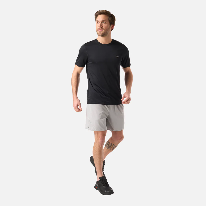 POLERA HOMBRE CORE QDRY TSHIRT LIPPI NEGRO - Imagen 6