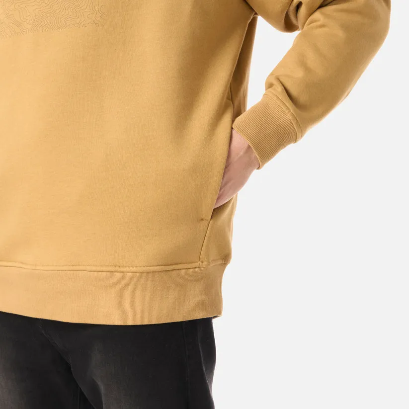 POLERON HOMBRE INSIGNE HOODY SWEATSHIRT FRONT PRINT LIPPI CAMEL - Imagen 6