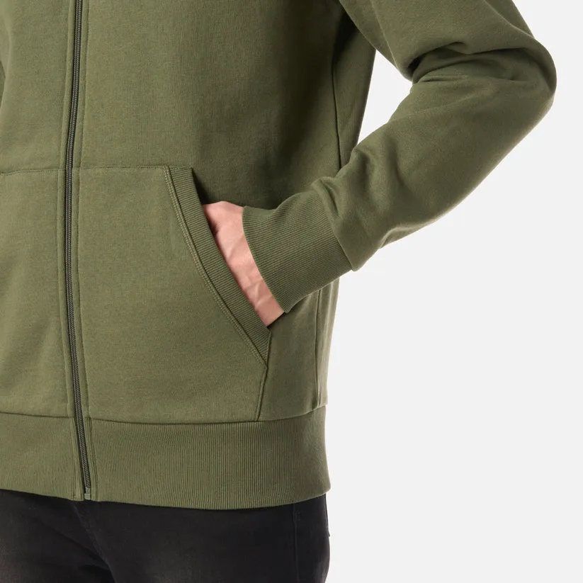 POLERON HOMBRE ULMO FULL ZIP HOODY SWEATSHIRT LIPPI VERDE MUSGO - Imagen 6