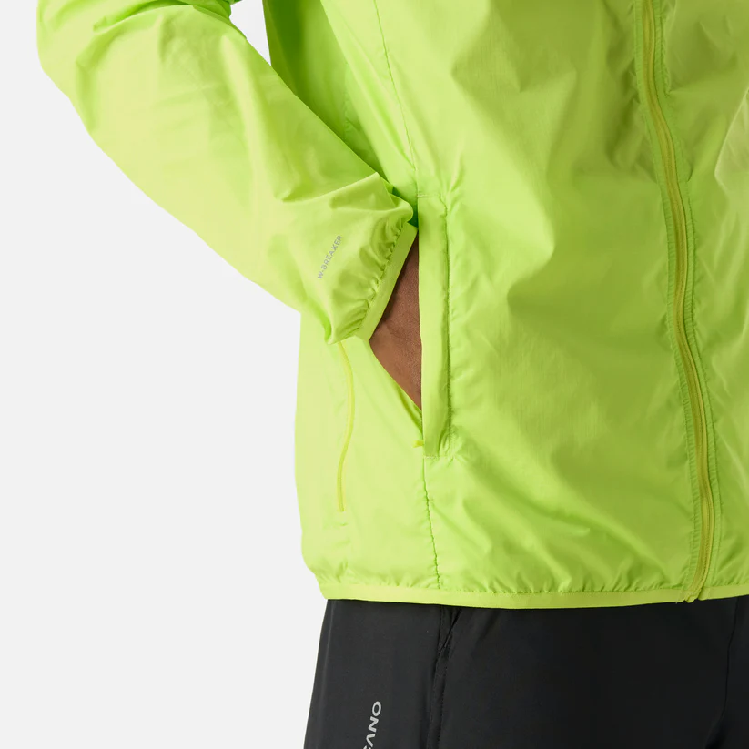 CORTAVIENTO HOMBRE VULCANO BUILT TO MOVE WINDBREAKER JACKET VERDE LIMA - Imagen 7