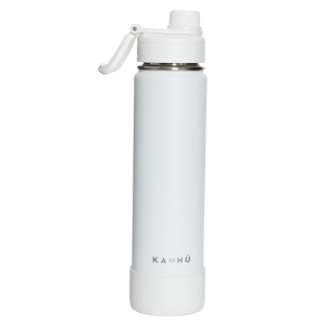 BOTELLA KANNU HIDRATACION 750ML STEEL BLANCO