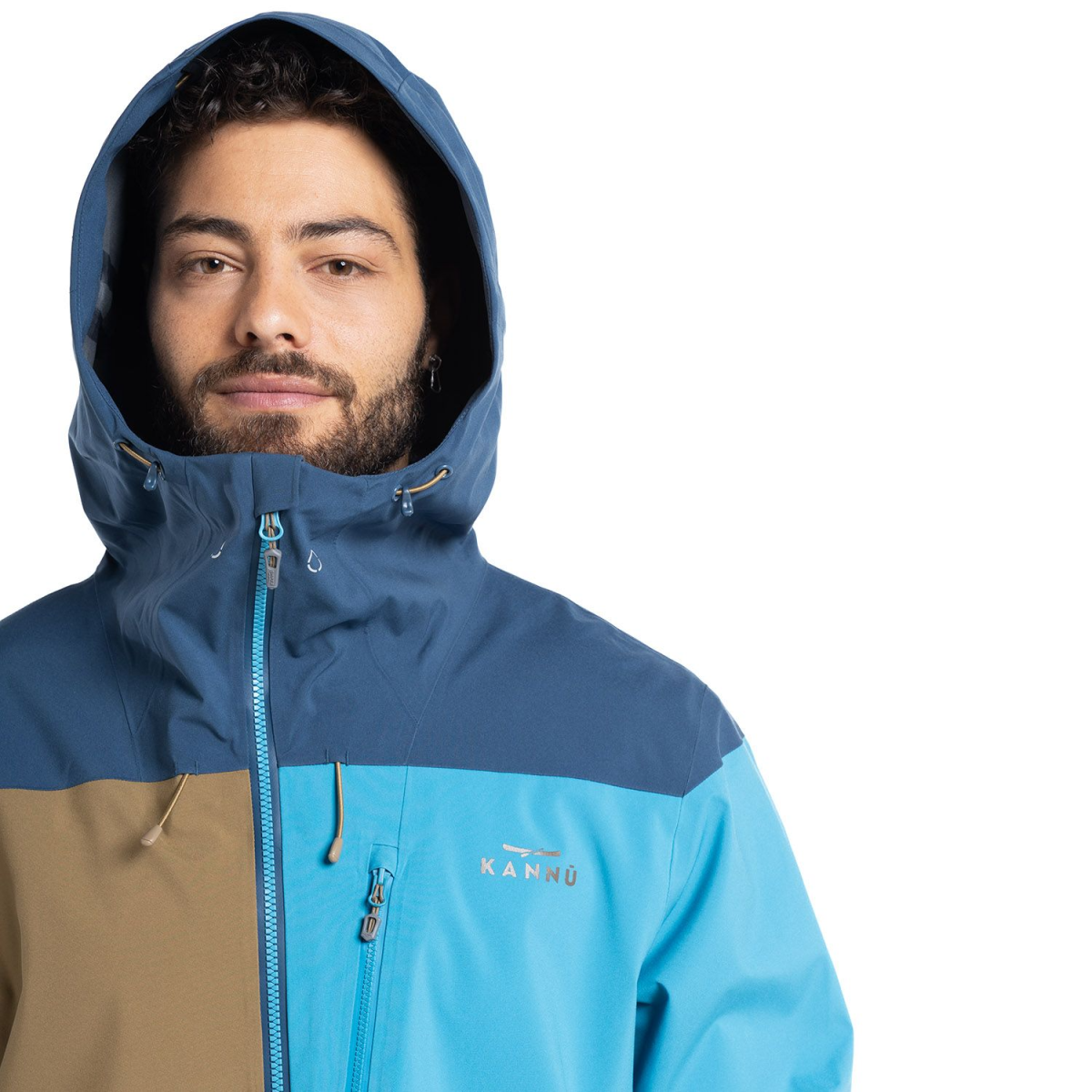 PARKA KANNU IMPERMEABLE VENTISQUERO HOMBRE AZUL - Imagen 5