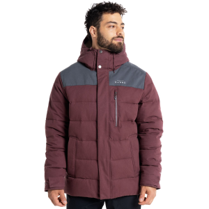 CHAQUETA KANNU INSULADA CHAITEN CAPUCHA HOMBRE ROJO OSCURO