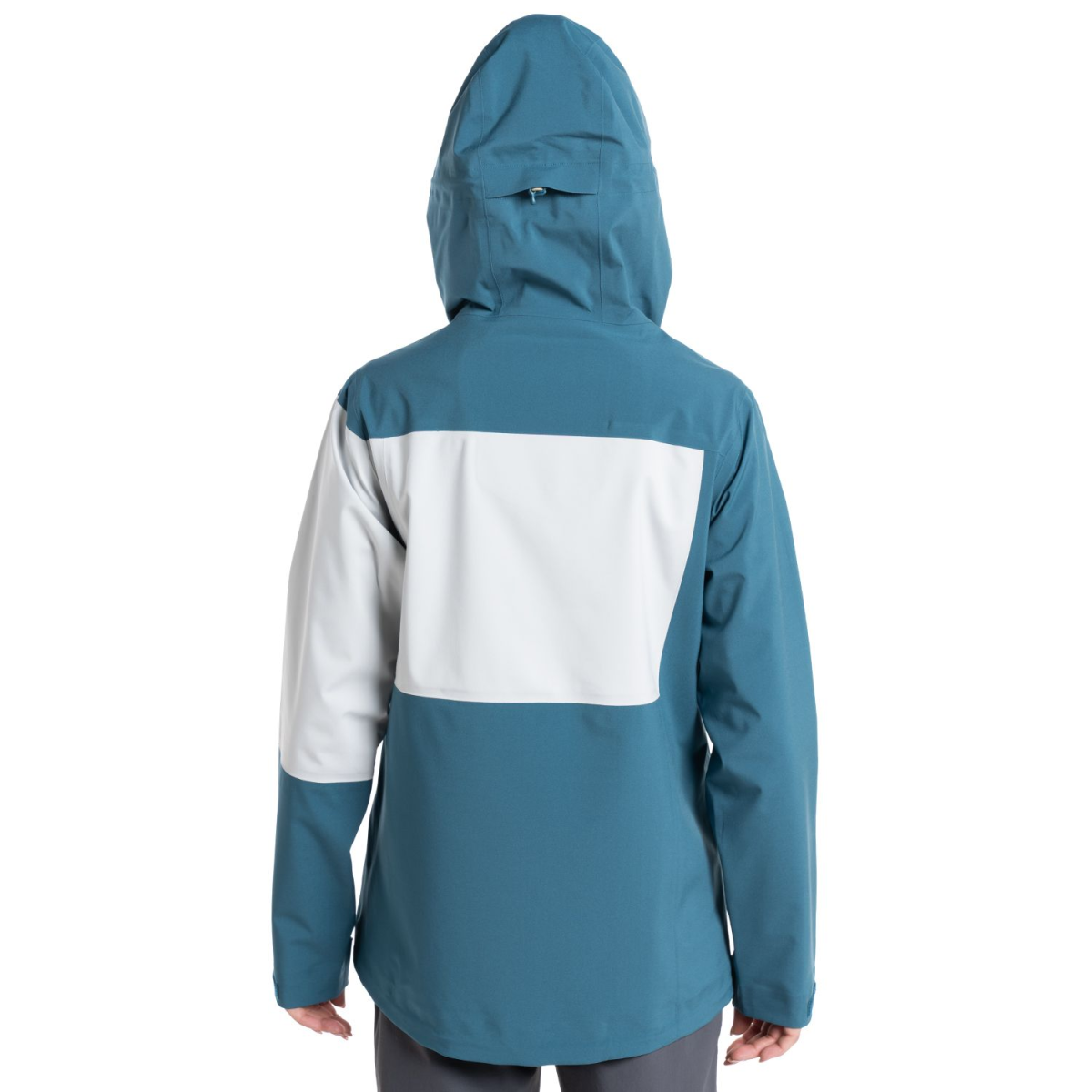 CHAQUETA KANNU IMPERMEABLE VENTISQUERO MUJER AZUL PETROLEO - Imagen 4