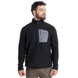 POLAR KANNU CHACABUCO 1/4 ZIP HOMBRE NEGRO
