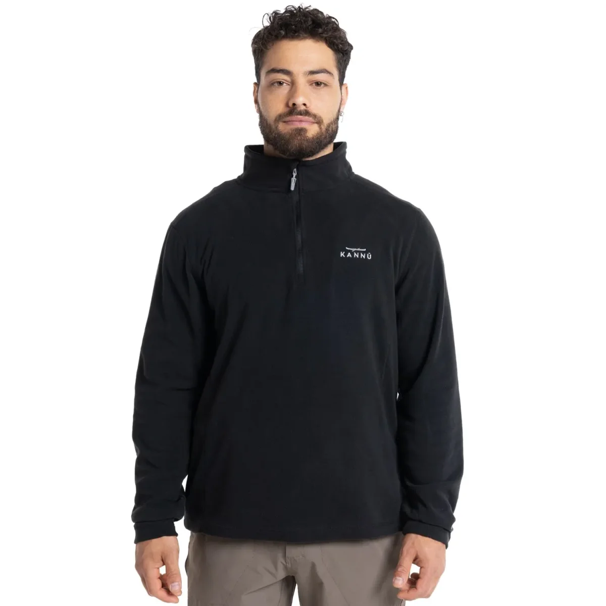POLAR KANNU VALLE DE LA LUNA HOMBRE NEGRO TALLA 2XL - Imagen 2
