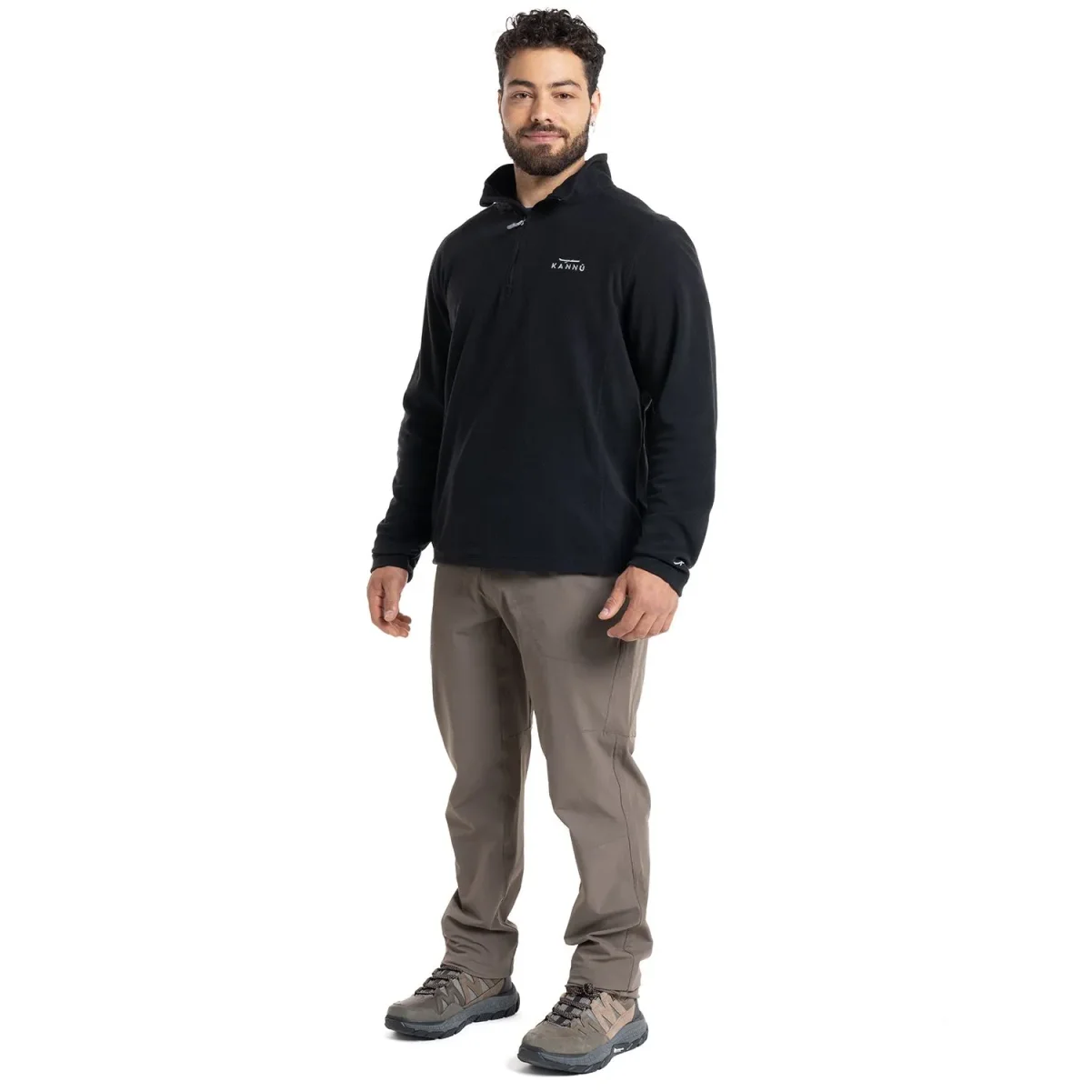 POLAR KANNU VALLE DE LA LUNA HOMBRE NEGRO TALLA 2XL - Imagen 5