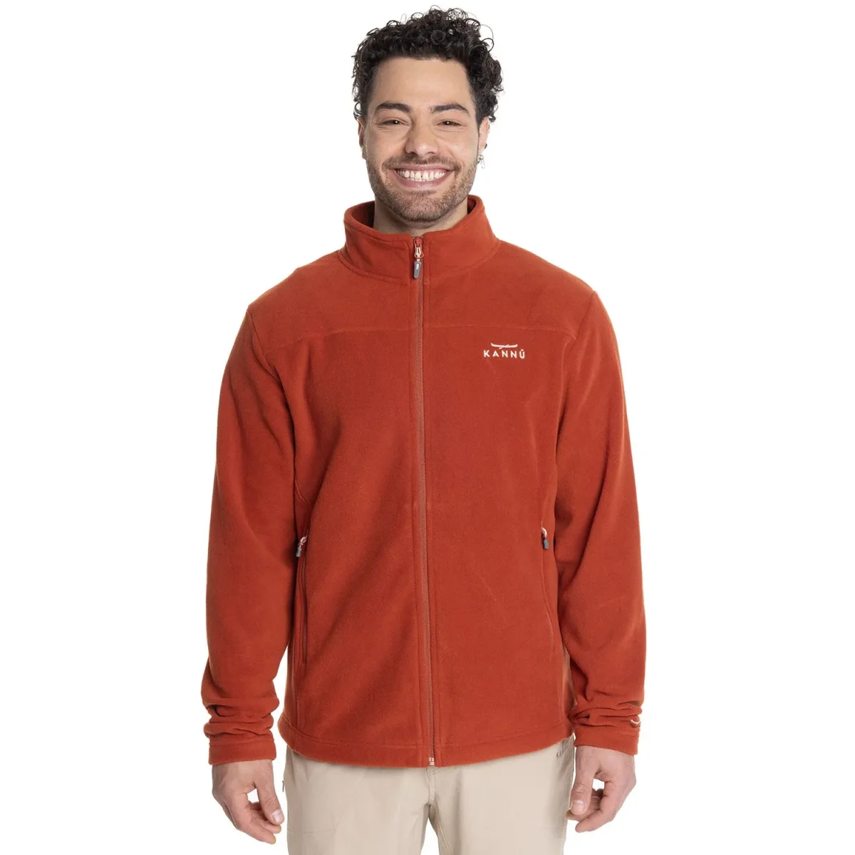 POLAR KANNU TORRES DEL PAINE HOMBRE LADRILLO TALLA 2XL - Imagen 2