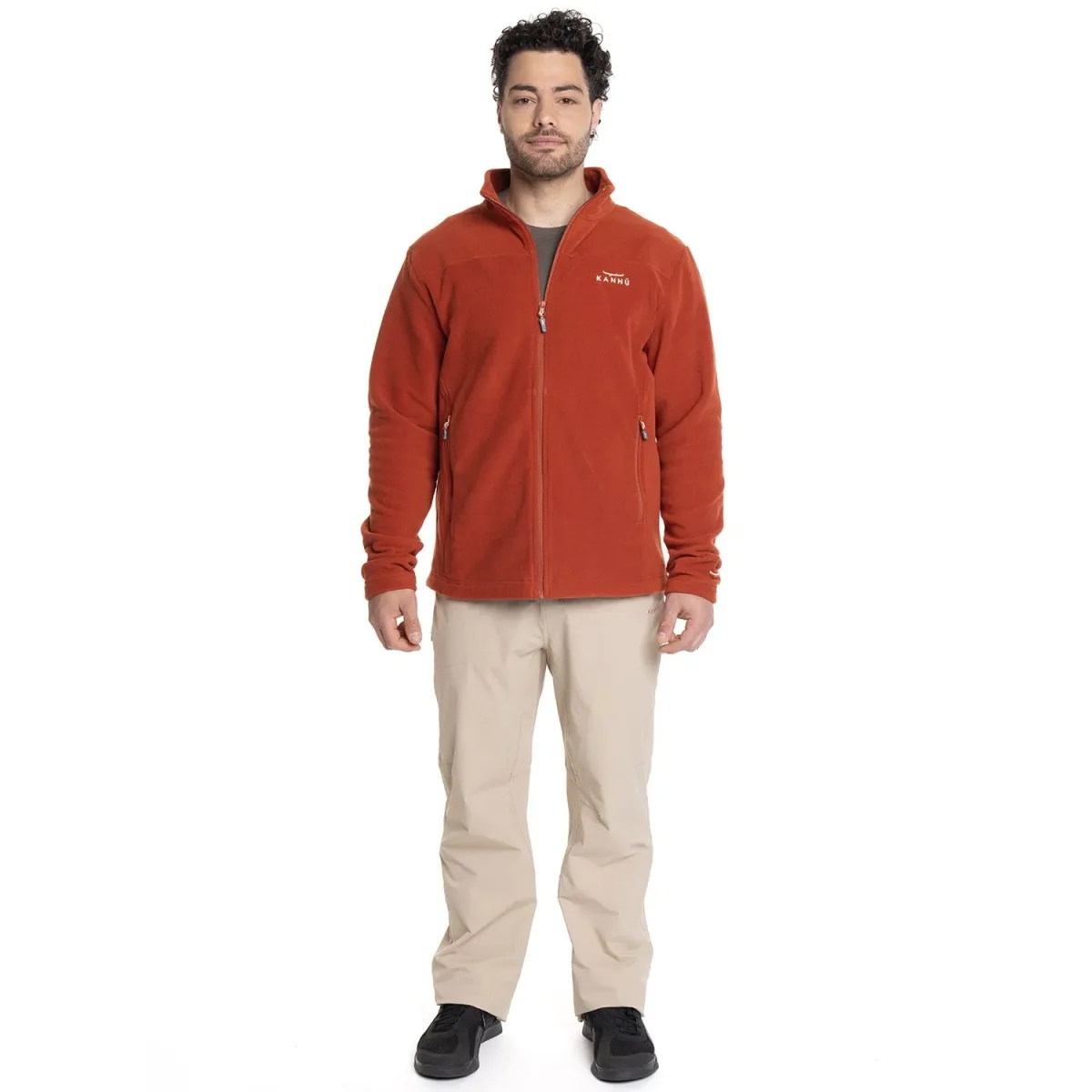 POLAR KANNU TORRES DEL PAINE HOMBRE LADRILLO TALLA 2XL - Imagen 4