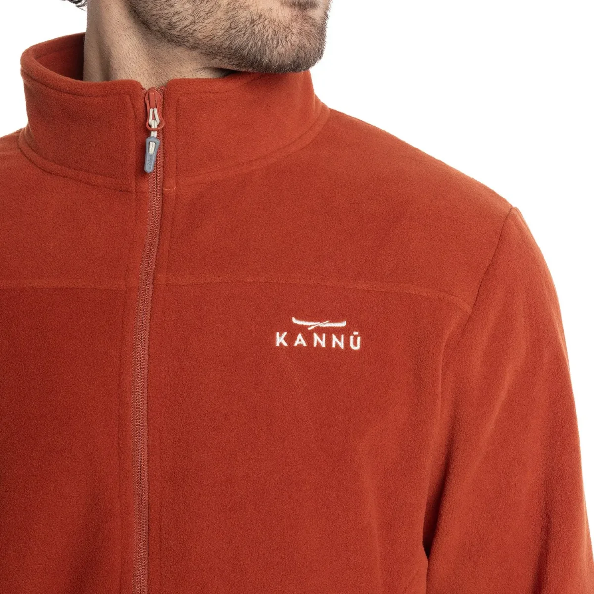 POLAR KANNU TORRES DEL PAINE HOMBRE LADRILLO TALLA 2XL - Imagen 5