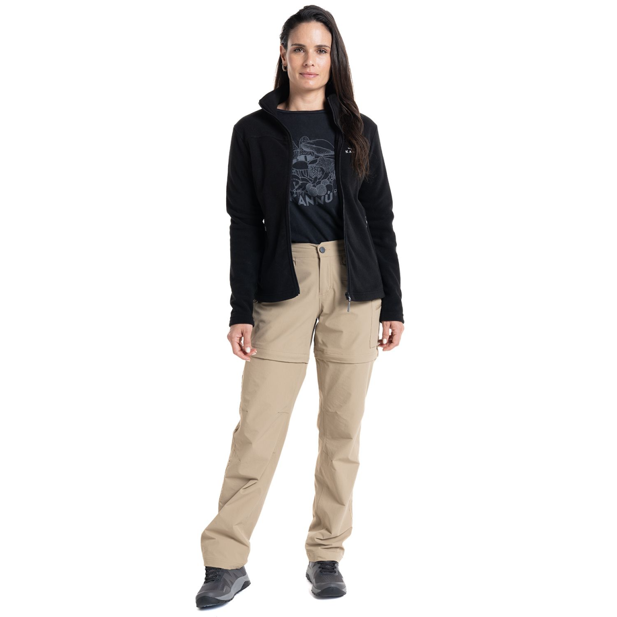 POLAR KANNU TORRES DEL PAINE MUJER NEGRO - Imagen 5