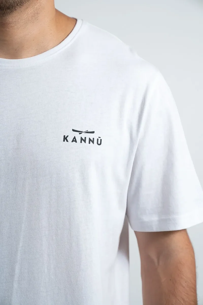 POLERA KANNU HOMBRE MINI LOGO BLANCO TALLA S - Imagen 4