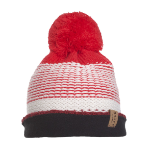 GORRO KANNU KNITTED POM POM RED