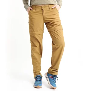 PANTALON KANNU DESMONTABLE MUJER MOSTAZA