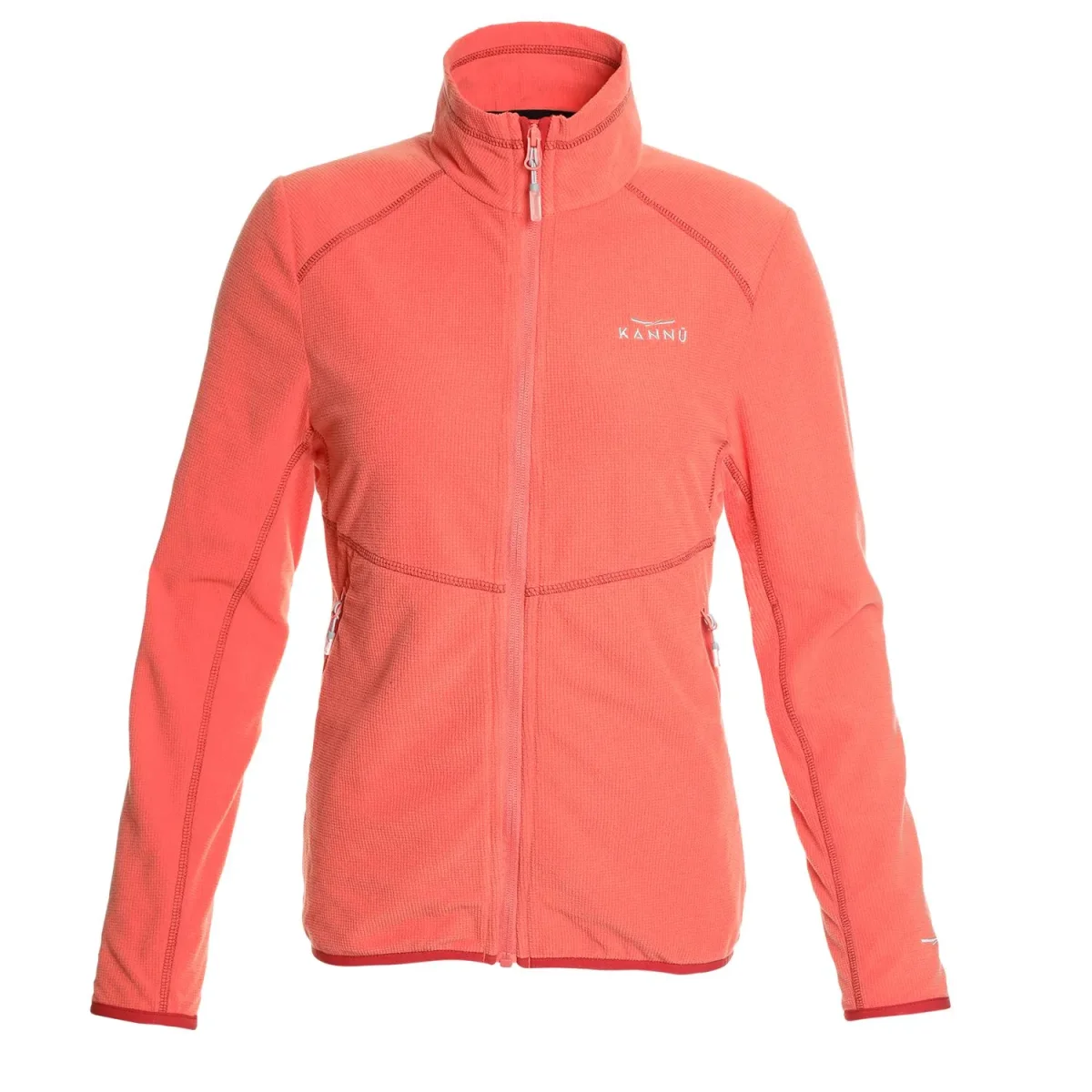 POLAR KANNU SQUARE FULL ZIPPER MUJER CORAL TALLA XL - Imagen 2