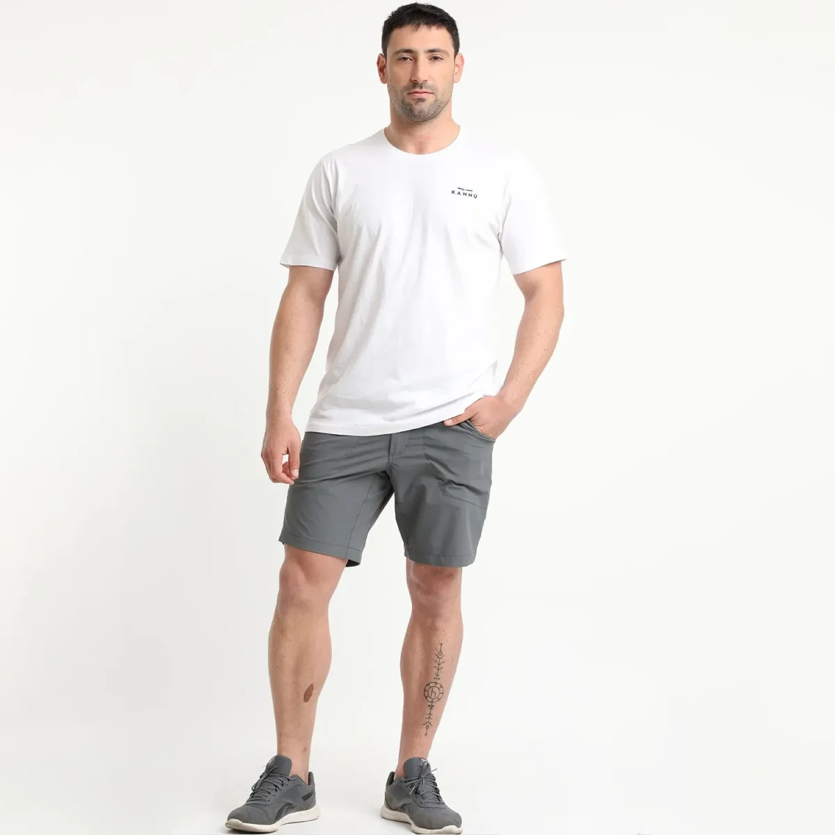 POLERA KANNU HOMBRE MINI LOGO BLANCO TALLA S - Imagen 5