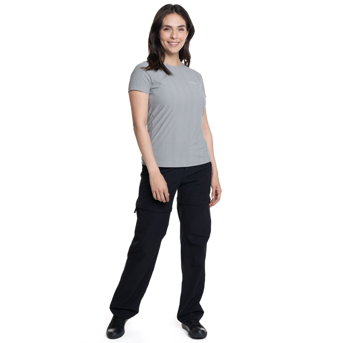 POLERA KANNU M/C TORRECILLAS MUJER GRIS - Imagen 5