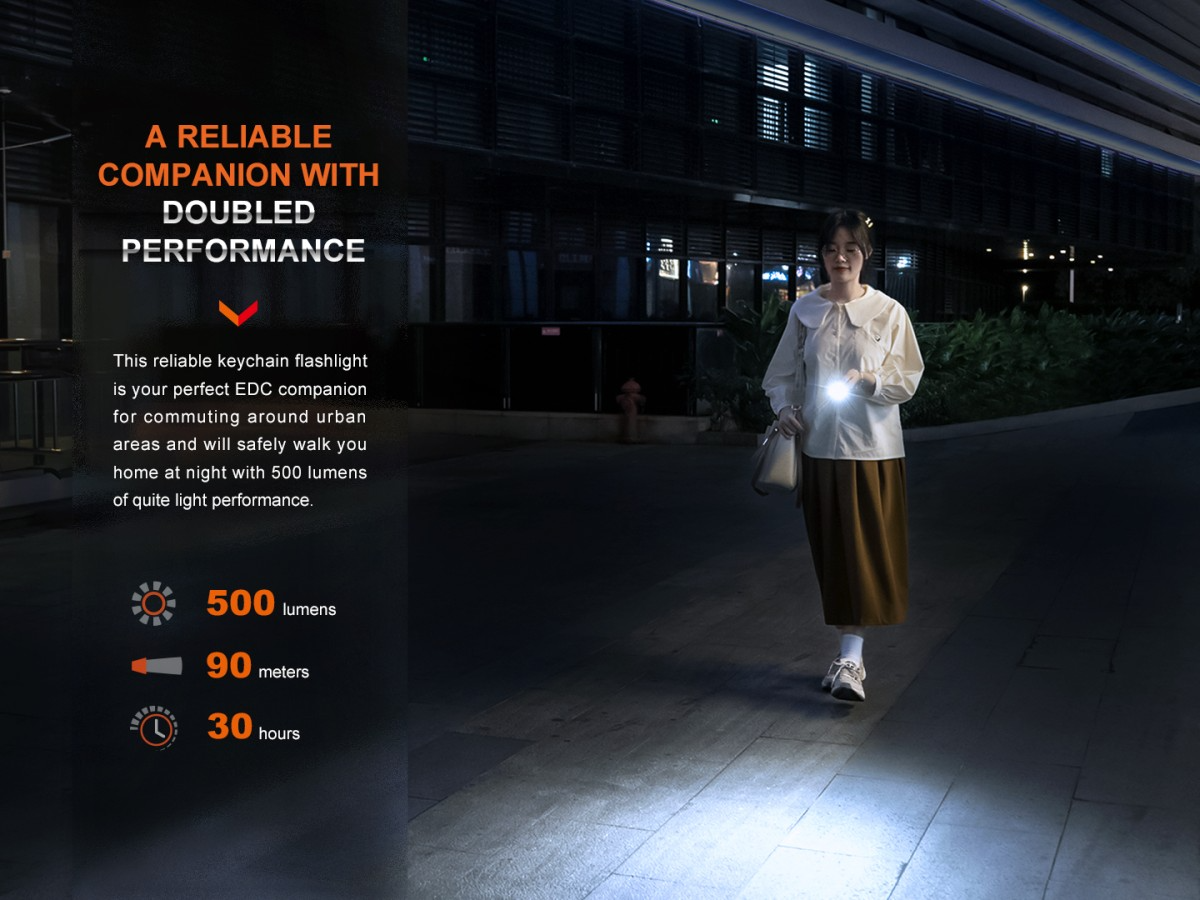 FENIX E03R NEBULA | 500 LÚMENES - Imagen 7