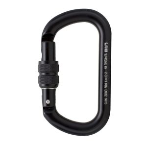 SUPREME OVAL ROSCA NEGRO MOSQUETON FUSION