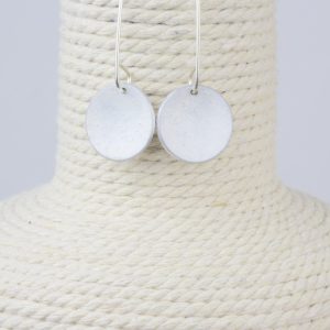 Pendientes Circulo Blanco