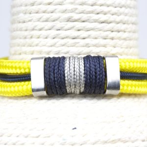 Pulsera marinera amarilla y azul