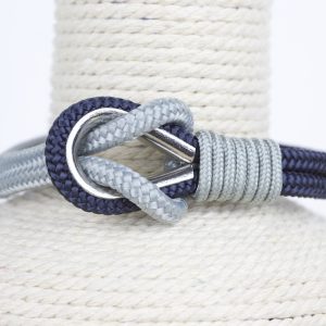 Pulsera marinera hombre azul y gris
