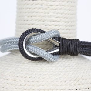 Pulsera marinera hombre negra y gris