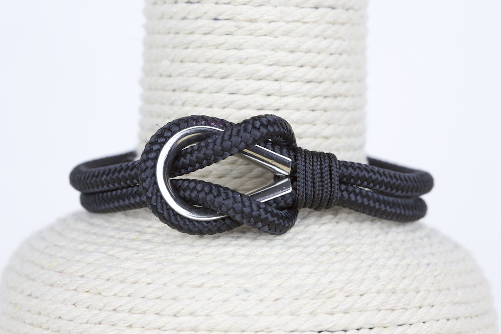 Pulsera marinera hombre negra
