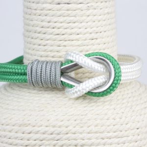 Pulsera marinera hombre verde y blanca