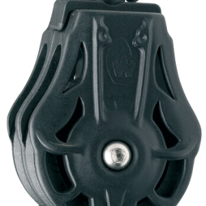 Polea doble con arraigo WICHARD 55 mm cabo max 12 mm