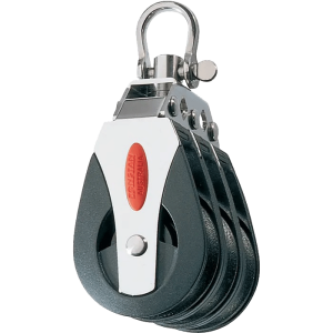 Polea triple Ronstan RF40300 con rodamientos