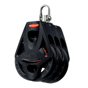 Polea triple Ronstan RF55310 para cabo max 10 mm