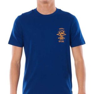 Camiseta Rip Curl The Search niño Electric black Mood indigo