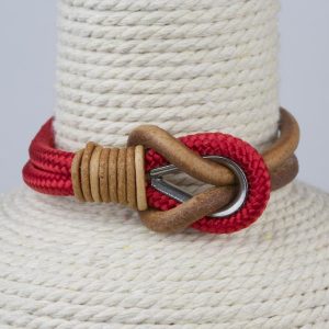 Pulsera niño roja Lobo de Mar