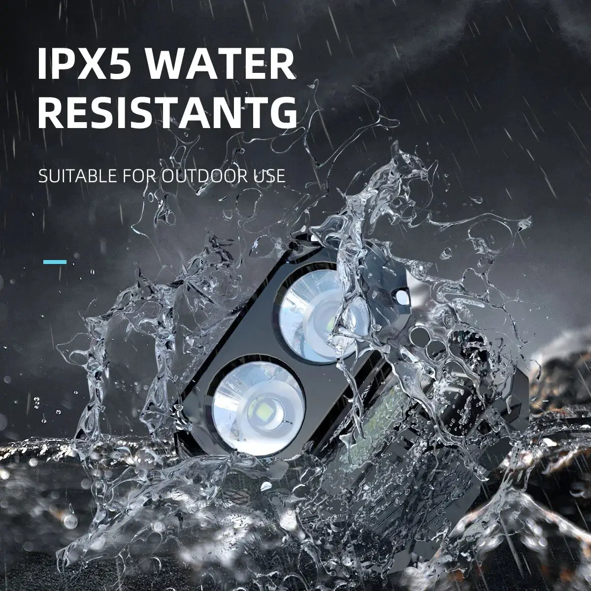 Linterna LED Recargable WARSUN X609 de Alta Potencia con USB-C e IP56 - Imagen 6