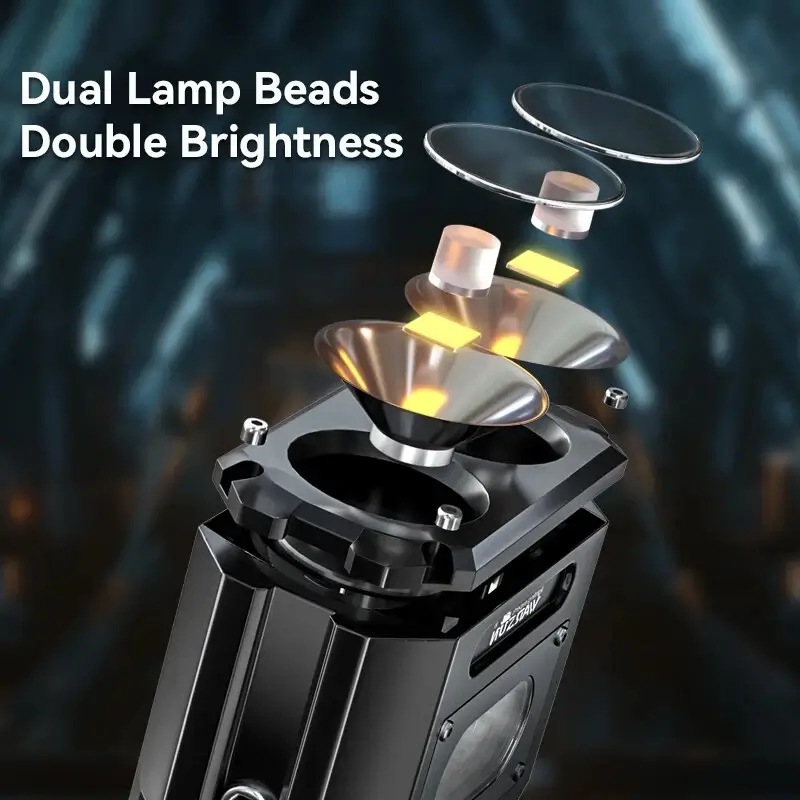 Linterna LED Recargable WARSUN X609 de Alta Potencia con USB-C e IP56 - Imagen 9