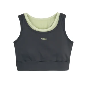 Sujetador Mujer Pro Charcoal Grey